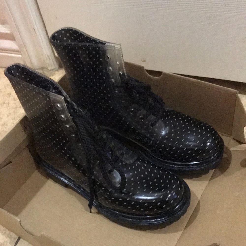 Brand new rain boots